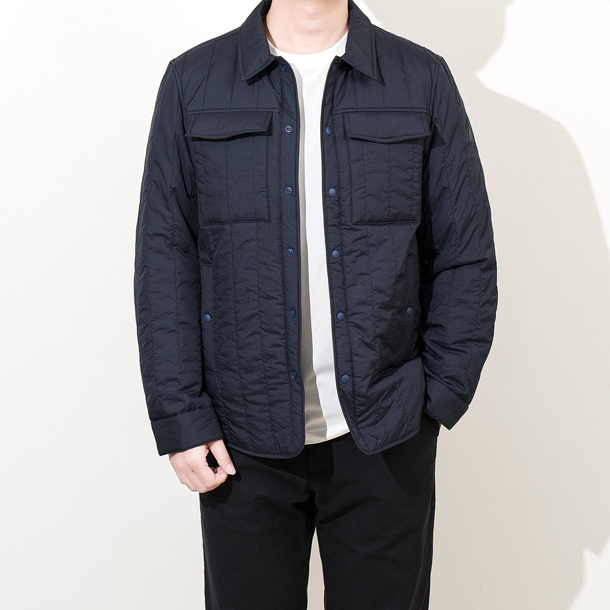 25秋冬玛汀 型男衬衣领新雪丽抑菌夹绵轻量薄款密可柔绵衣外套男,淘宝优惠券,粉丝福利购,淘宝优惠卷