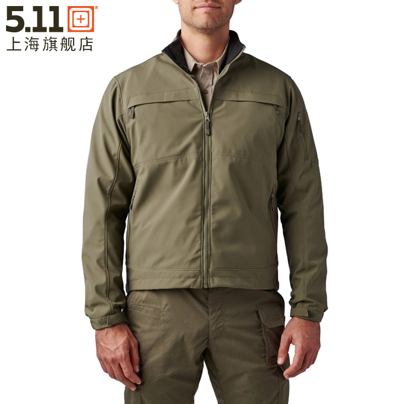 美国5.11变色龙2.0防泼水软壳夹克 511防风保暖立领男式外套48373 - 图3