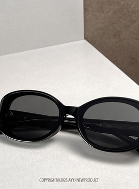 曲面尼龙墨镜街拍时尚显脸小
