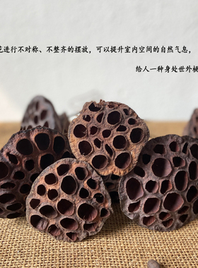 风干花摆件干莲蓬装饰品