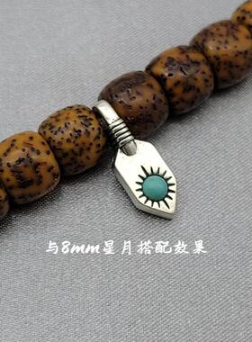 卡子卡环慈盛伊铜镀银松石