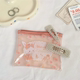 Multifunctional PVC cartoon transparent color jelly bag, toiletry bag storage bag, makeup bag 11.5*14.5cm