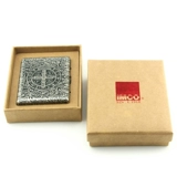 Новая Imco Aiku Brass Cigarette Box 20 Pack Creative 6-сайд-гравюра и травление мужской подарок сигарет Ultra Thin Personaly