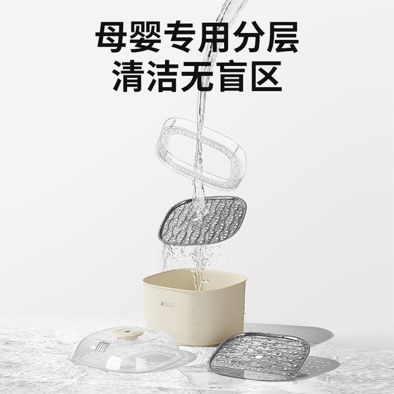 小白熊婴儿奶瓶带烘干机家用消毒器 小白熊奶瓶消毒器/消毒锅