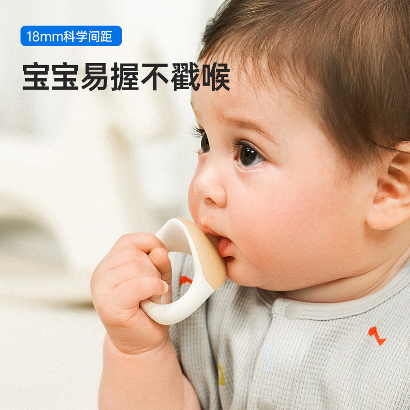 小白熊牙胶婴儿防吃手小月龄磨牙棒宝宝口欲出牙期安抚奶嘴专用24