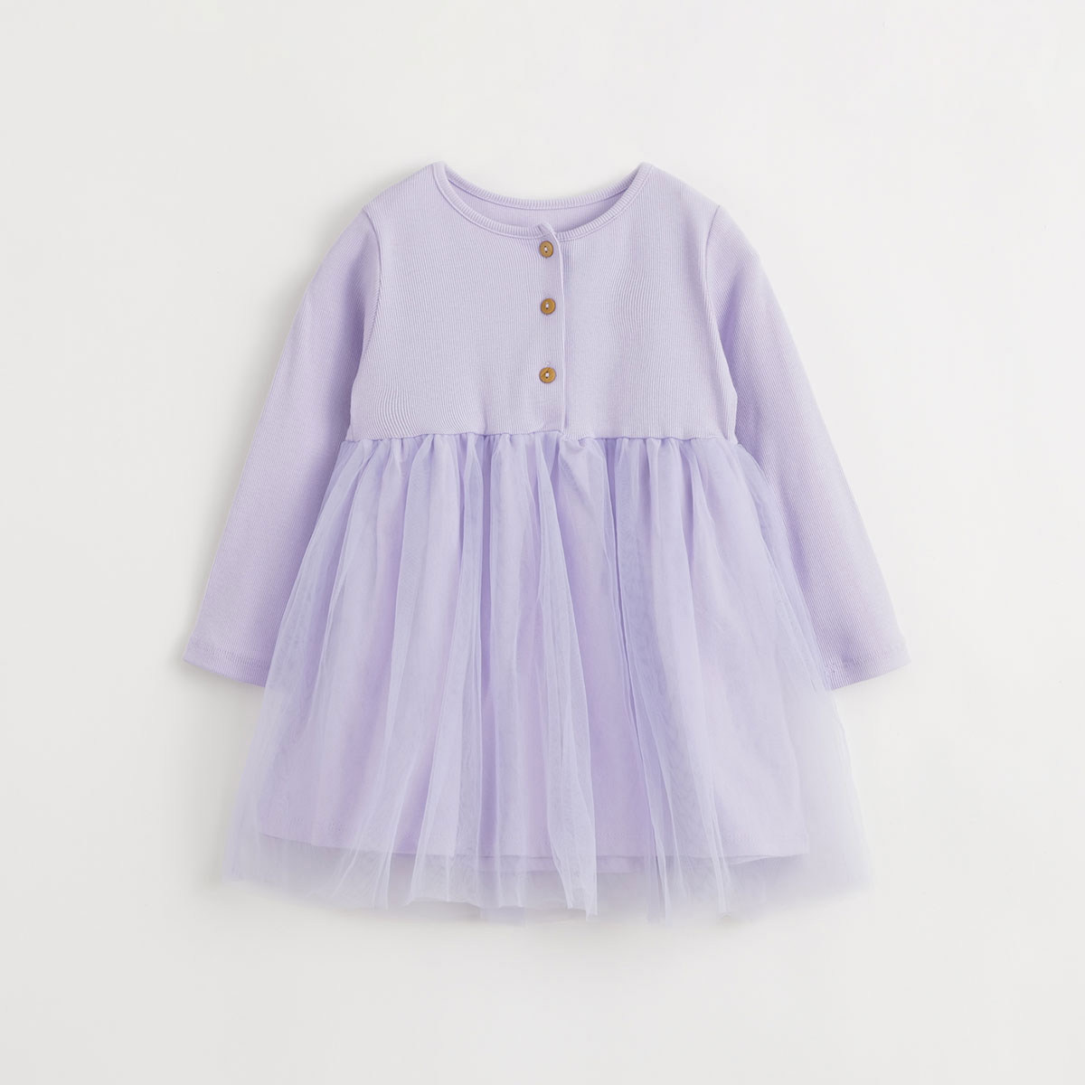 马克珍妮女童针织网纱拼接连衣裙 儿童裙子2025春秋装童装550919,淘宝优惠券,粉丝福利购,淘宝优惠卷