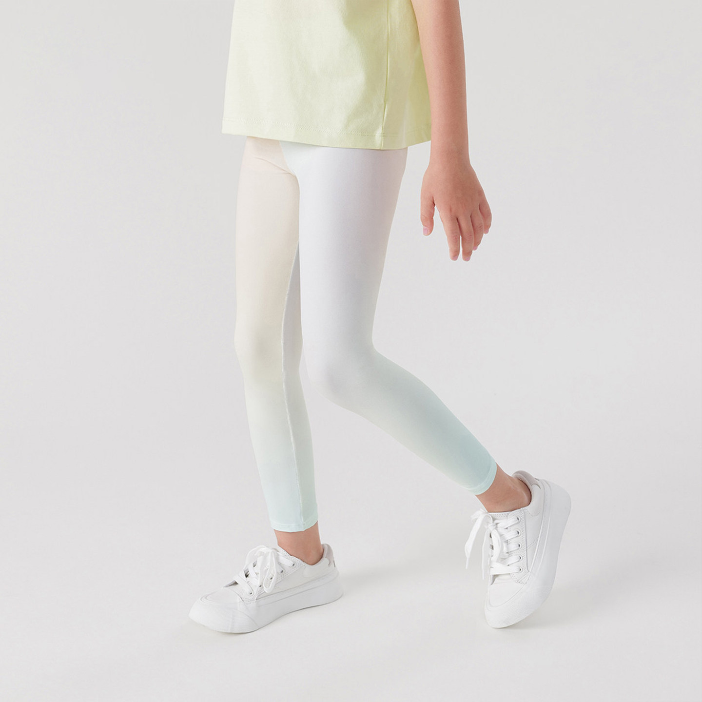 [凉感防晒]马克珍妮女童弹力运动瑜伽裤打底裤儿童裤子夏装240291