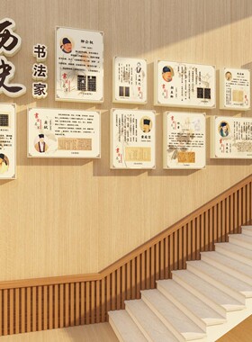 汉字演变发展线图书角书法教室