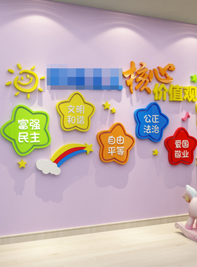 博尼亚社会主义墙面装饰亚克力