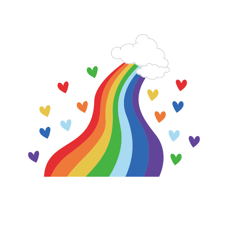 画教室布置美术多巴胺彩虹主题装饰机构文化幼儿园墙贴纸氛围环创,淘宝优惠券,粉丝福利购,淘宝优惠卷