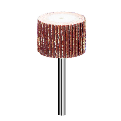 6mm柄活柄百叶磨头直径30-40mm百叶轮砂纸轮抛光轮活柄叶轮 - 图0