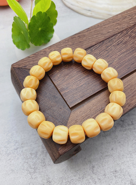 情侣款骆驼骨百搭时尚盘玩手串