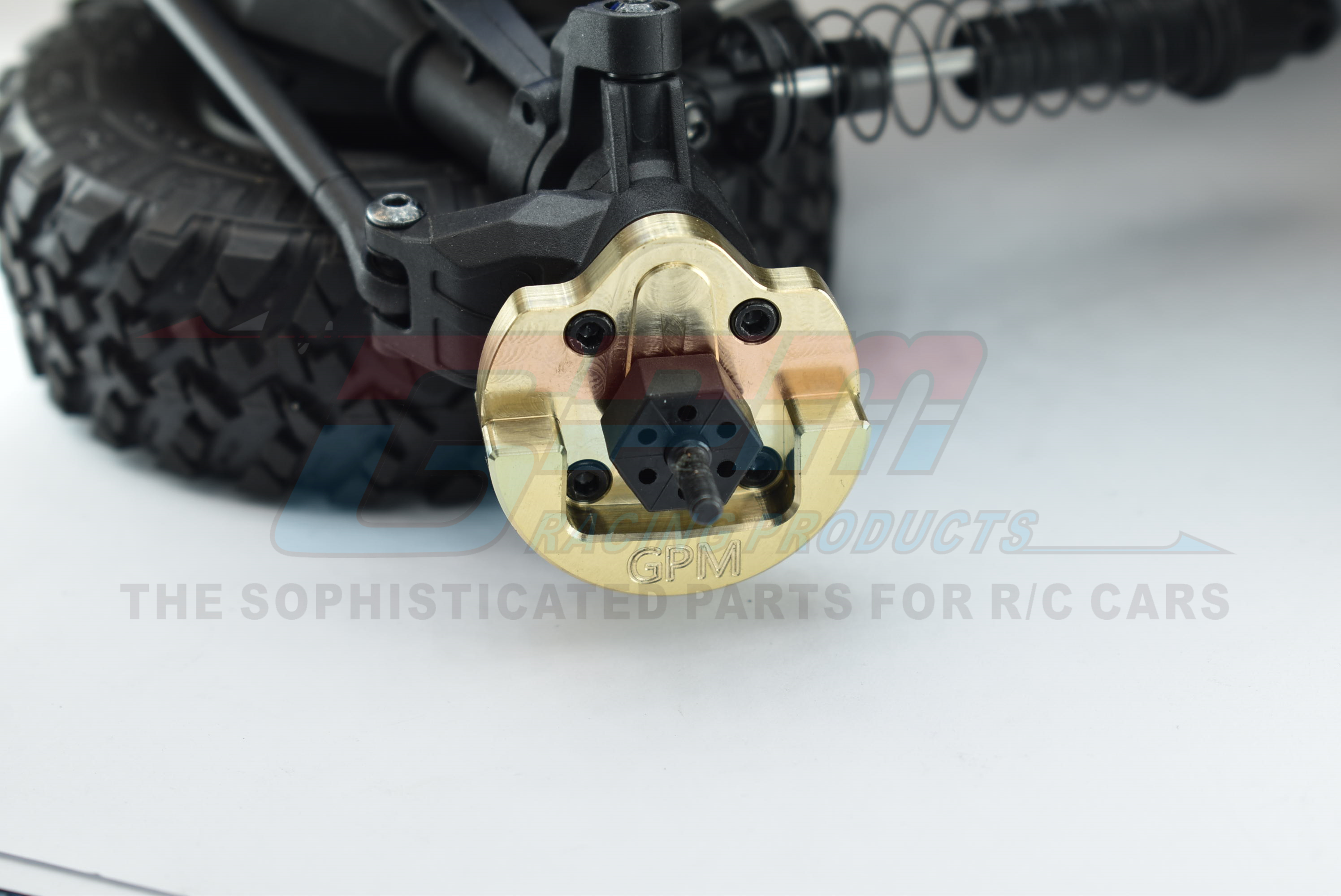 AXIAL-1/18 UTB18  小山羊 黄铜前后通用门桥配重盖(单个46g） - 图1