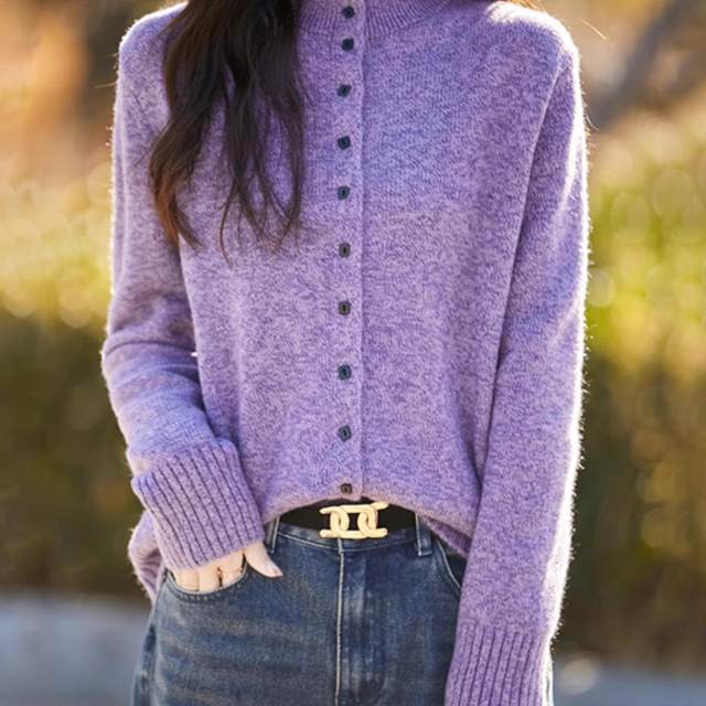 New spring knitted cardigan jacket