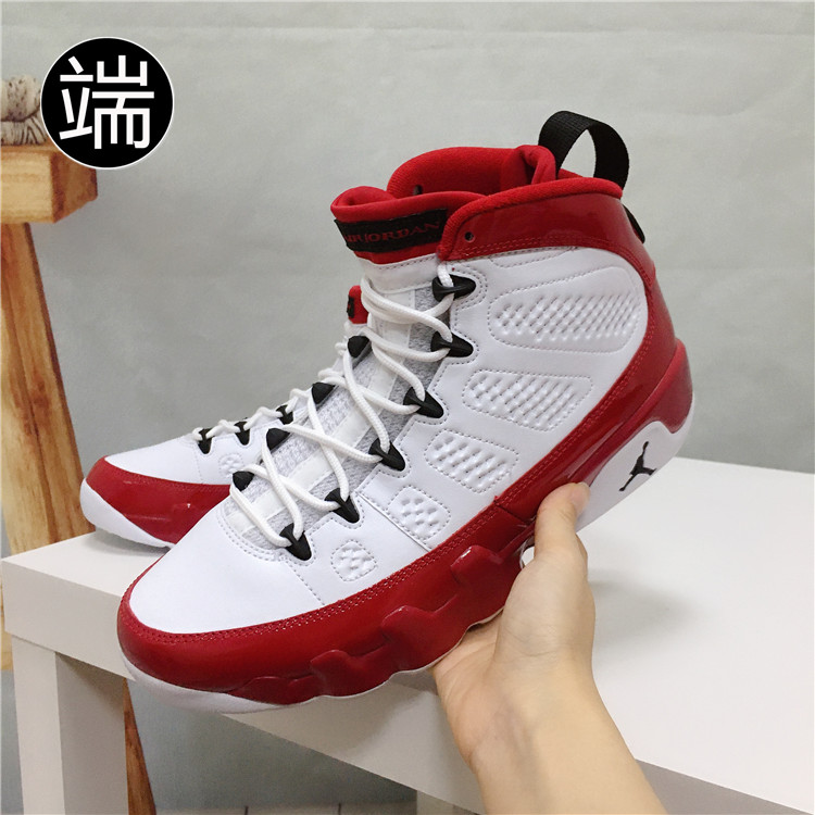 Air Jordan 9 AJ9 Gym健身房红漆皮 AJ白红限量篮球鞋302370-160-图0