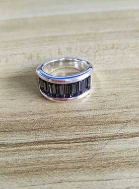 跨境热销 西班牙unode50水晶戒指ins彩色长方形几何形状一件代发