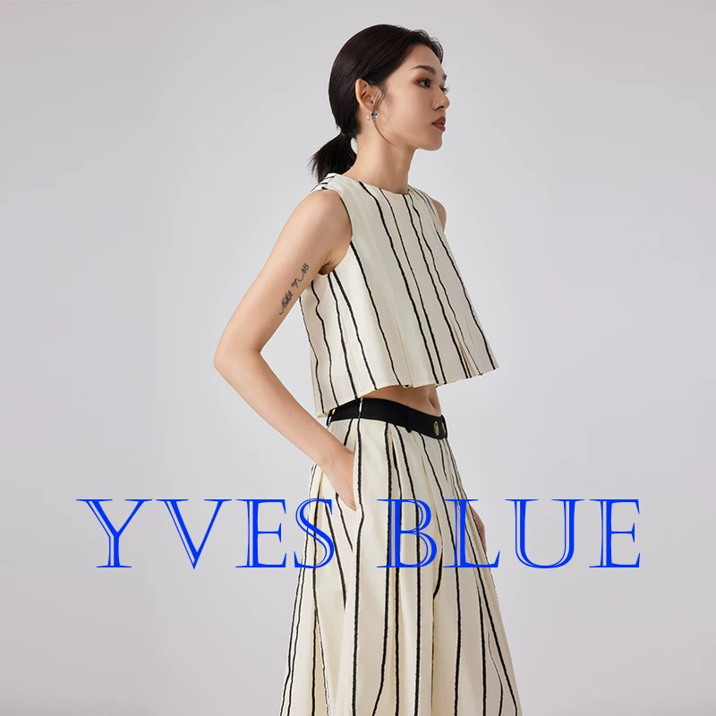 [Такая же цена 618] YVES BLUE новая летняя куртка-жилет жилетка оригинал Юг Франции отпуск