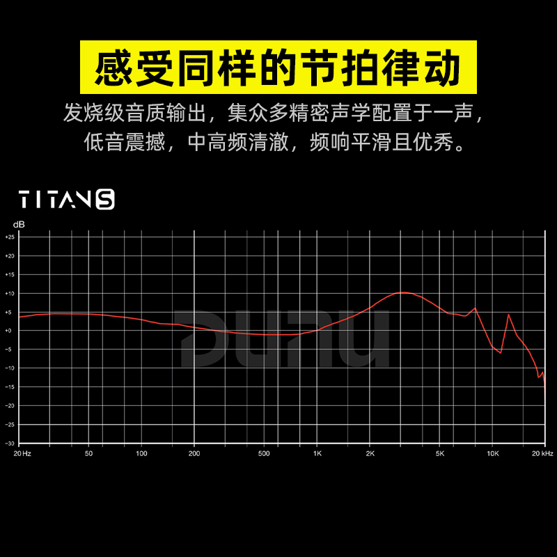 DUNU达音科TITANS入耳式可换线耳机高音质耳塞有线HiFi发烧titans-图1