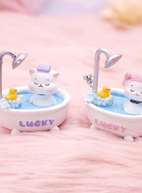 幸福肥皂卡通风蛋糕烘焙汽车摆件