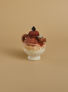 作家器粗陶装饰日式家居趣玩