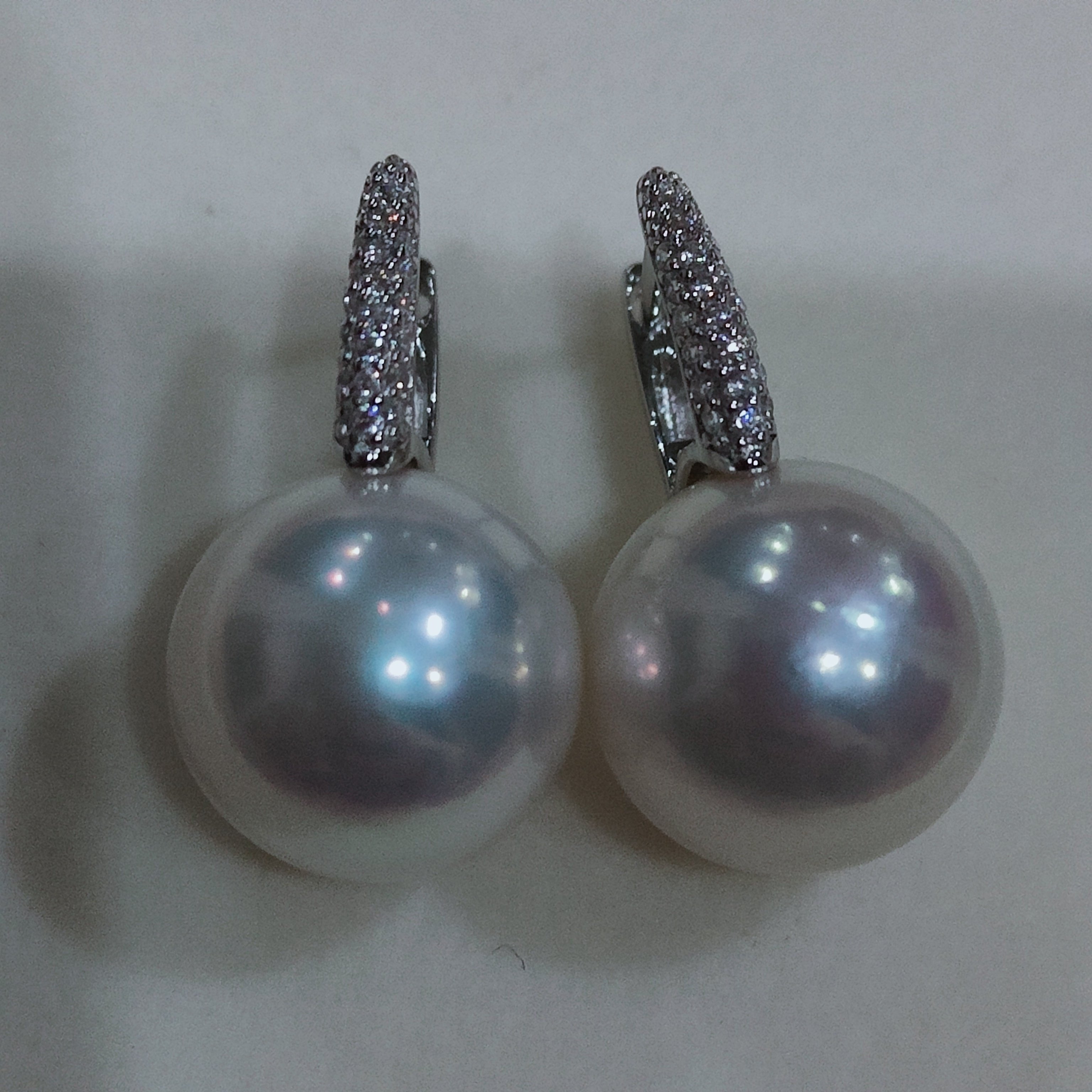 S925纯银耳扣水桶款爱迪生大珍珠耳饰媲美澳白淡水,淘宝优惠券,粉丝福利购,淘宝优惠卷