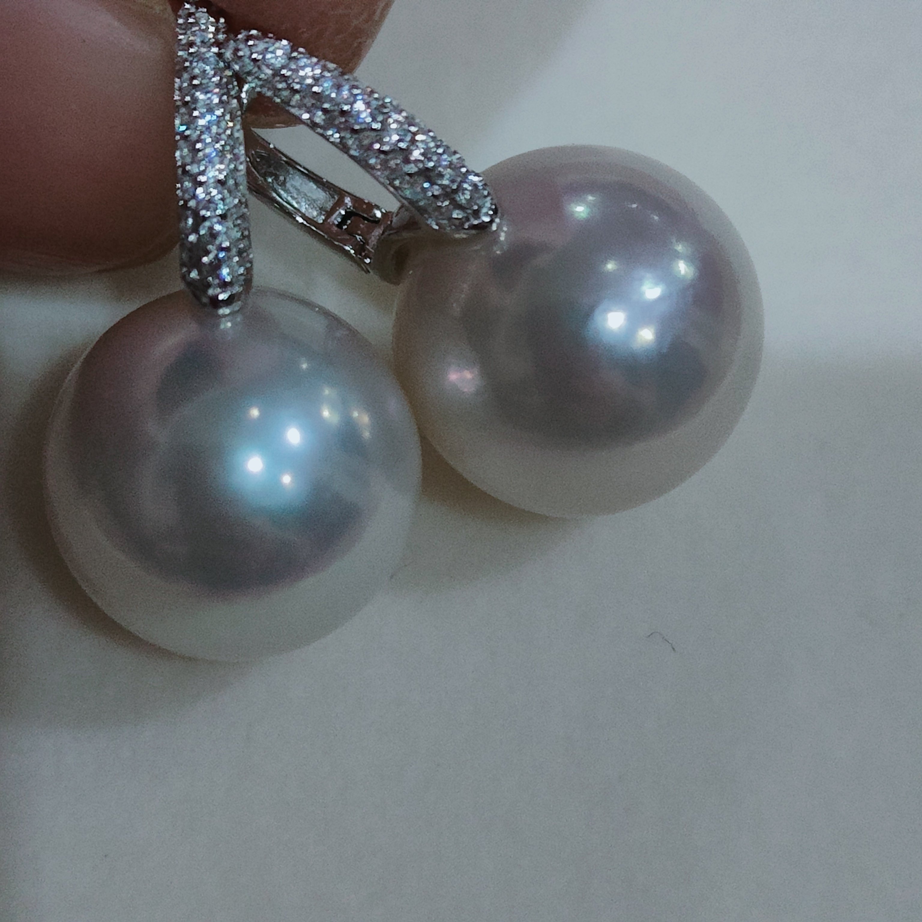 S925纯银耳扣水桶款爱迪生大珍珠耳饰媲美澳白淡水,淘宝优惠券,粉丝福利购,淘宝优惠卷