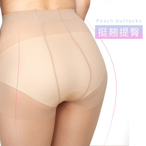 华高丝袜5双装夏季加裆加大胖MM可穿薄款打底肉色连裤袜子女19723 - 图1
