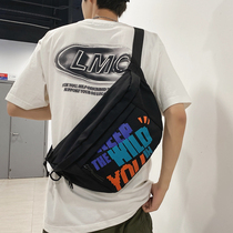 Oblique Satchel Men Han Edition Street Trend Digital Chest Bag Sports Multifunction Tide Card Large Capacity Student Single Shoulder Bag