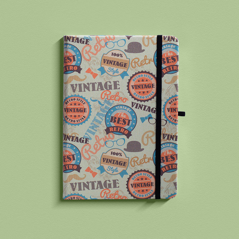 复古点阵子弹笔记本绑带本子160克超厚书写小清新A5硬面手帐本,淘宝优惠券,粉丝福利购,淘宝优惠卷