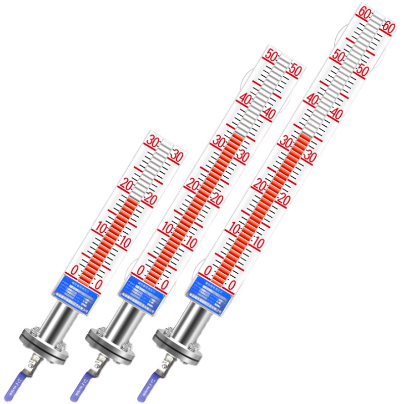 磁翻板液位计带远传面板浮球磁性报警开关控制水位UHZ304不锈钢-图3
