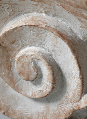 软装茶几欧式风古建筑墩子摆件