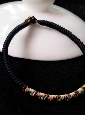 民族风本命年手工编织金刚结红绳