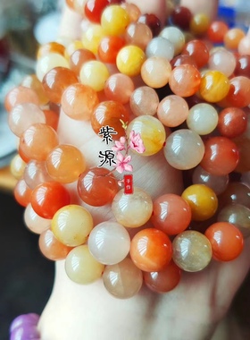 假一赔十玉石手串金丝玉天然