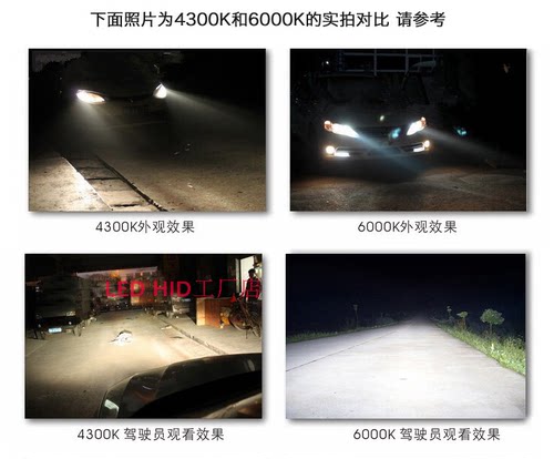 汽车改装Q5海5双光透镜超亮强聚光D2H氙气灯泡HC21 9012疝气大灯 - 图2