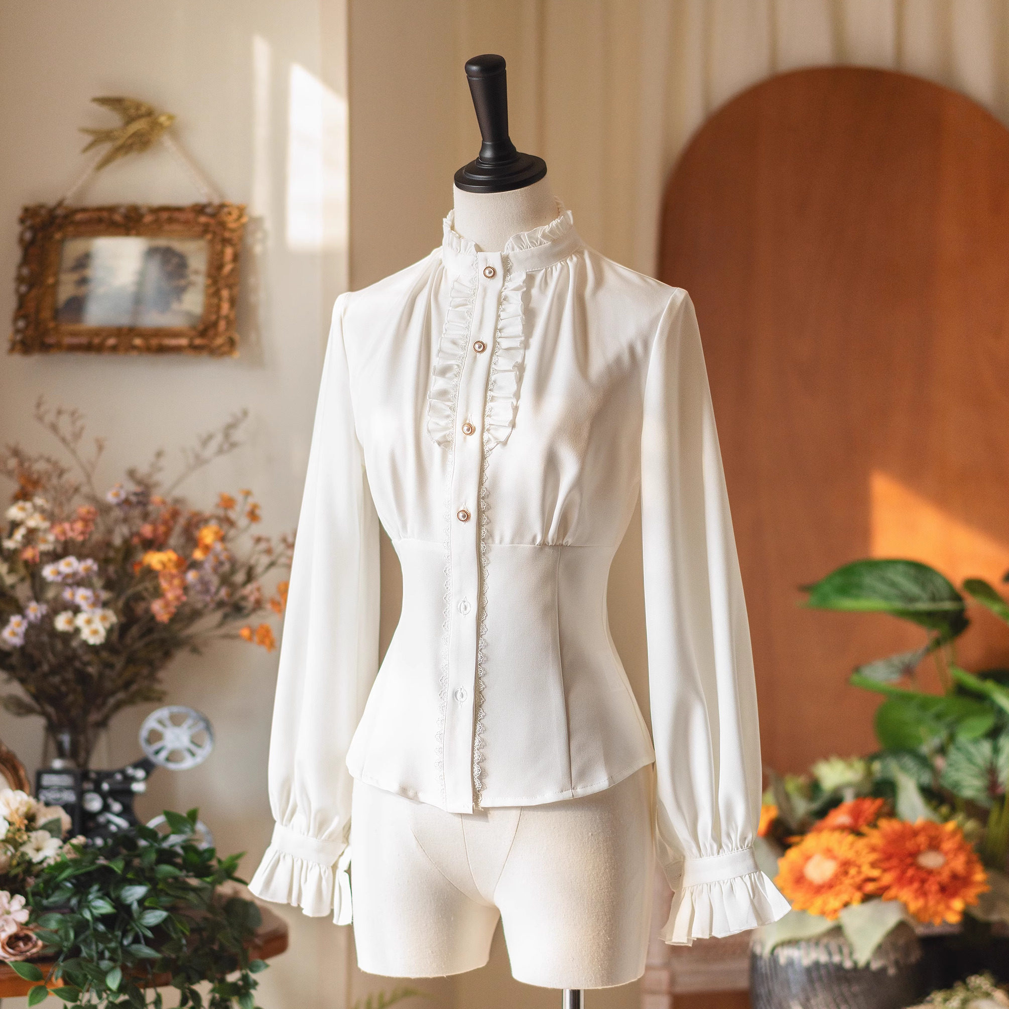 【森林以南】原创春秋衬衣内搭lolita洛丽塔复古典法式CLA,淘宝优惠券,粉丝福利购,淘宝优惠卷