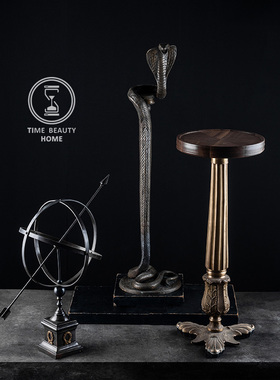 时光美器欧美黄铜摆件