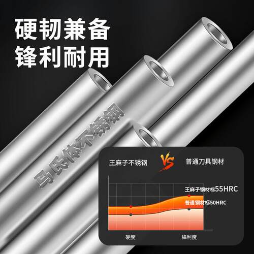 王麻子菜刀刀具斩骨剁骨剁肉家用锻打刀申木星耀砍骨刀 - 图1