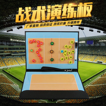 SOEZmm Volleyball Tactical Board SVCBF Folding Magnetic Suction coach class training to teach real-life drill board