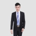 Bộ đồ vest nam phù hợp với áo khoác chuyên nghiệp Bộ đồ công sở nam ăn mặc giản dị phiên bản Hàn Quốc của chiếc váy cưới tự trồng hai mảnh - Suit phù hợp