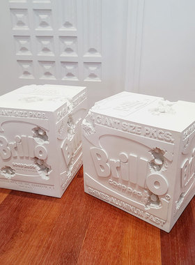 盒子雕塑艺术风ins摆件