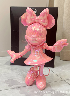 招收米奇米妮手办居家客厅轻奢桌面摆件玄关书房样板间装饰品