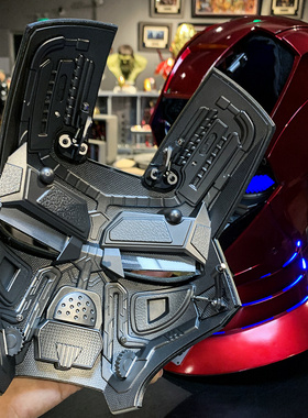 GD动漫盔甲1/1MK7真人钢铁侠头盔