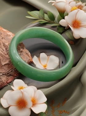 天然玉石手饰女东陵玉镯子手镯