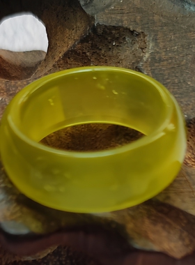 天然珠宝玉石玉器精品岫玉戒指小