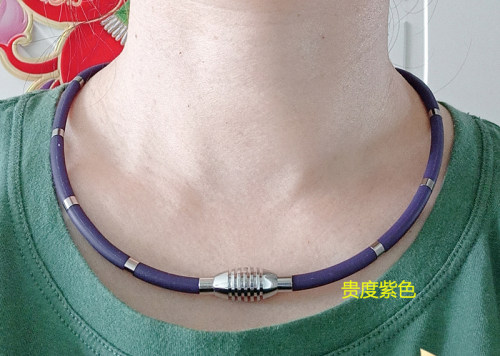 贵度全能魔链防辐射颈椎项圈颈环运动磁疗保健钛项圈抗疲劳项链 - 图0