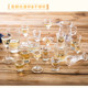 One or two strong glasses of glass, household wine cup, Baijiu cup, small wine cup, goblet, bullet cup, wine set