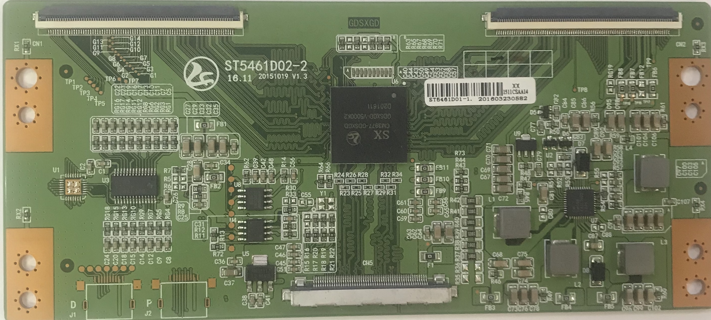 组装机逻辑板ST5461D02-2 华星4K转2K 逻辑板 ST5461D04-2/D01-1 - 图0