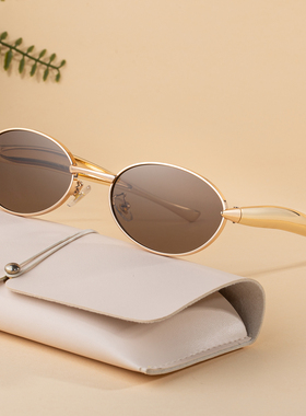 ins网红同款沙丁鱼镜腿太阳镜女