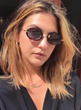 超酷红色墨镜女UV400防紫外线