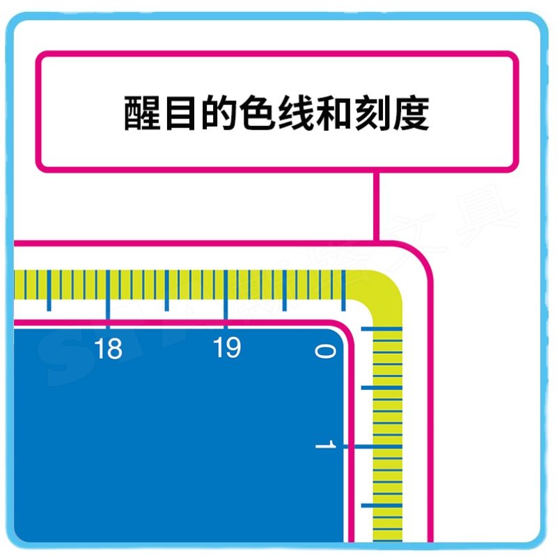 入学练习考试单品 日本可慈王A4透明刻度学生练字硬质书写大垫板,淘宝优惠券,粉丝福利购,淘宝优惠卷